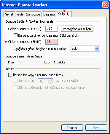 T&uuml;rk Telekom 25 Nolu Port De�i�imi