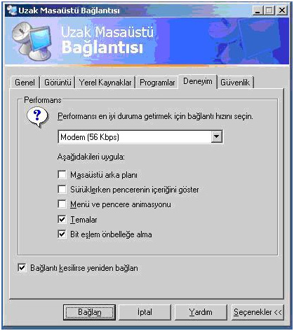 windows uzaktan eri�im