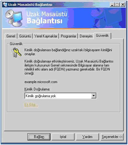 windows uzaktan eri�im