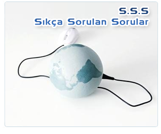 S.S.S S�k&ccedil;a Sorulan Sorular